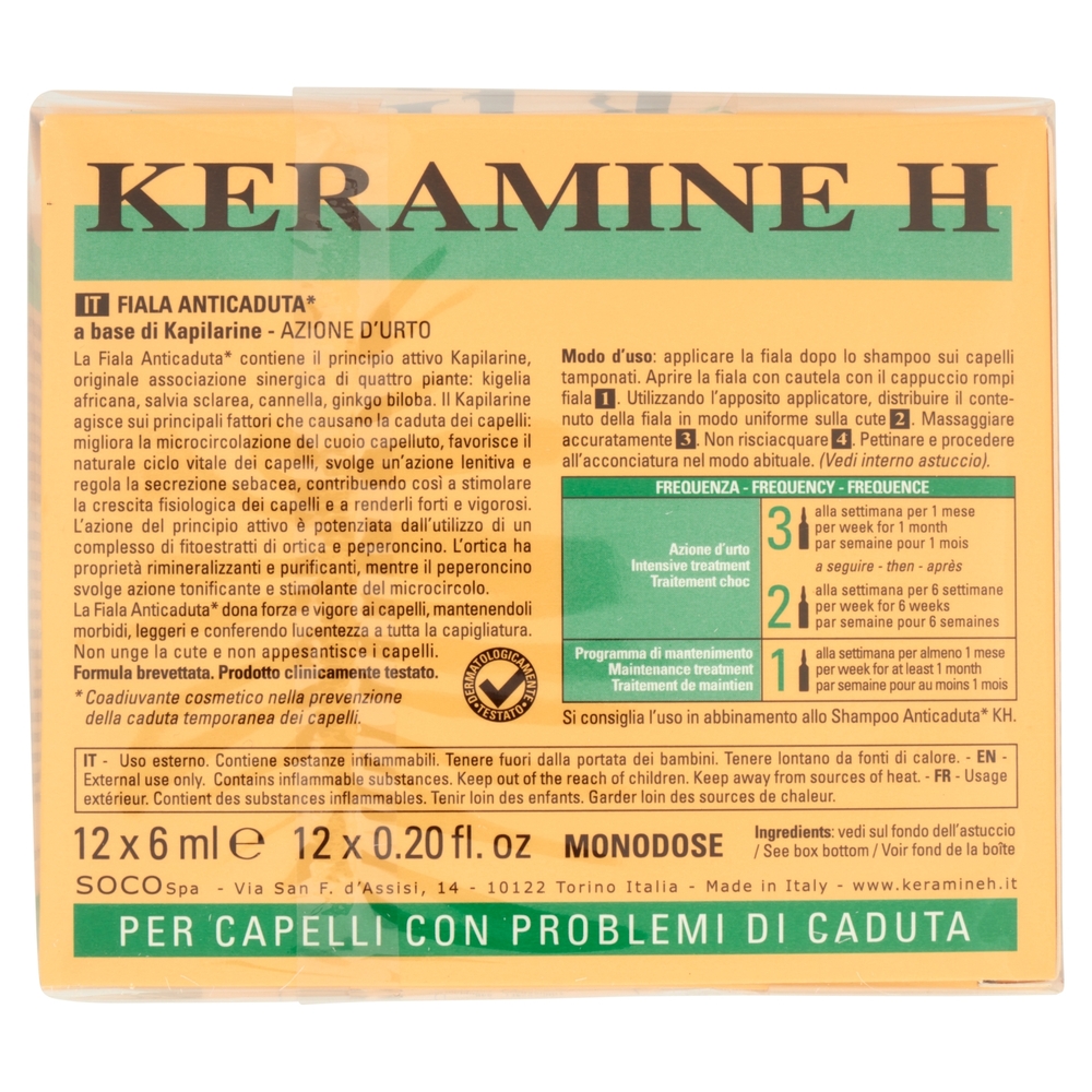 Keramine H Anticaduta Azione d'Urto 12 x 6 ml
